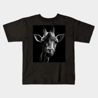 giraffe, glowing giraffe Kids T-Shirt